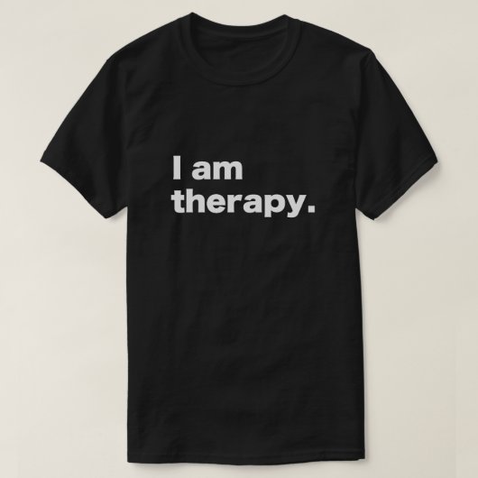 Ik ben therapie T-shirt (Design voorkant)