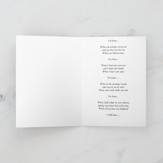 Ik ben thuis.... kaart (Binnen)