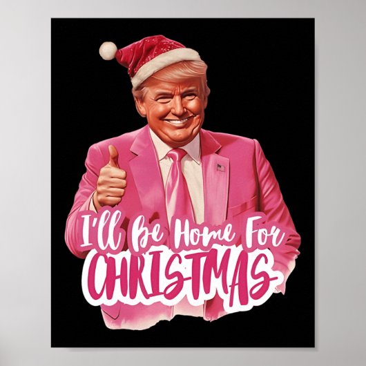 Ik ben thuis voor Kerstmis3 Poster (Voorkant)