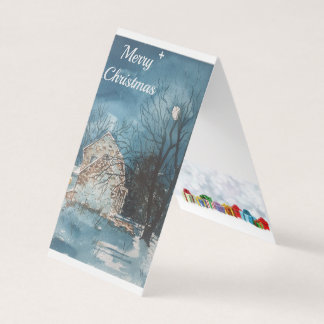 Ik ben thuis voor Kerstmis Kaart