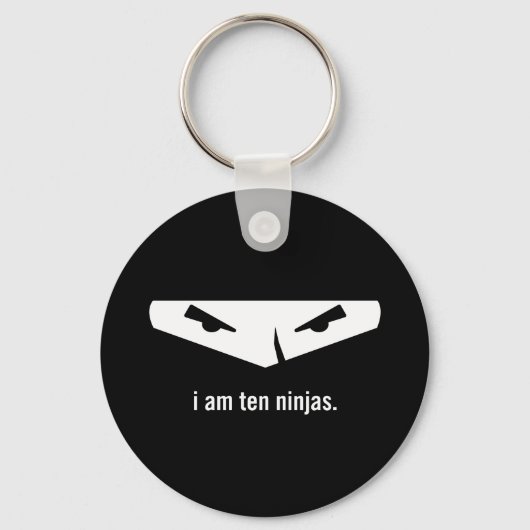 ik ben tien ninjas sleutelhanger (Voorkant)