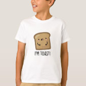 Ik ben Toast Grappig Brood Pun T-shirt (Voorkant)