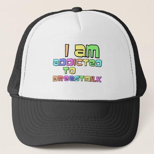 Ik ben toegewijd aan moedermelk trucker pet (Voorkant)