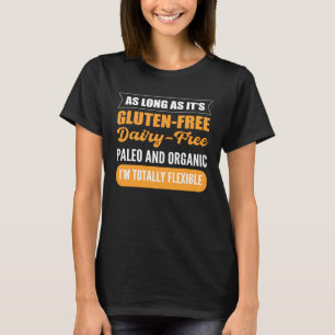 Ik ben totaal flexibel veganist t-shirt