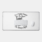 Ik ben trainingsmanager om tijd te besparen bureaumat (Keyboard & Muis)