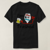 Ik ben Trashed Funny Beer Costumed T-shirt (Design voorkant)