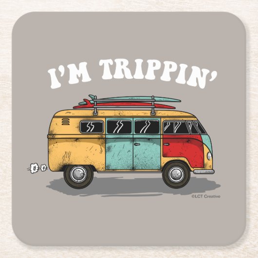 Ik ben Trippin. Kartonnen Onderzetters (Voorkant)