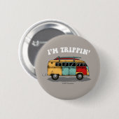 Ik ben Trippin. Ronde Button 5,7 Cm (Voorkant /achterkant)
