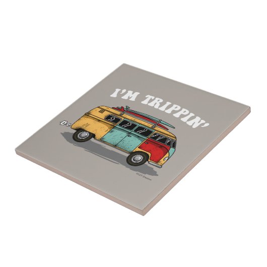 Ik ben Trippin. Tegeltje (Zijkant)