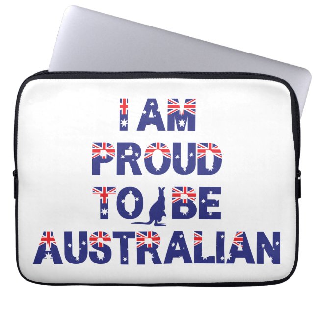 Ik ben trots Australisch te zijn Laptop Sleeve (Voorkant)