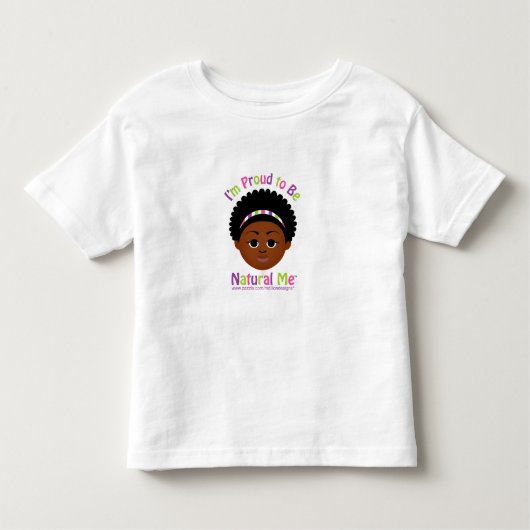 Ik ben trots dat ik natuurlijk ben! kinder shirts (Voorkant)