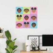 Ik ben trots dat ik natuurlijk ben! Posters (Thuiskantoor)