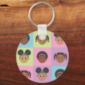 Ik ben trots dat ik natuurlijk ben! sleutelhanger (Voorkant)