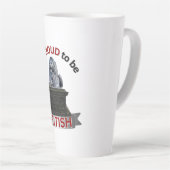 Ik ben trots om Brits te zijn Latte Mok (Rechterhoek)