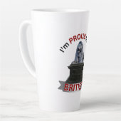 Ik ben trots om Brits te zijn Latte Mok (Linkerhoek)