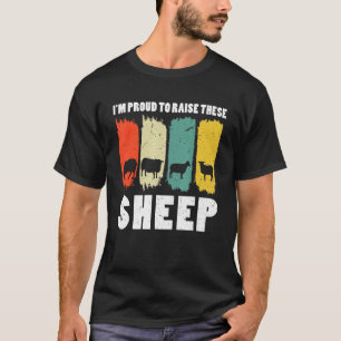 Ik ben trots om deze schapenfokkerij te laten groe t-shirt