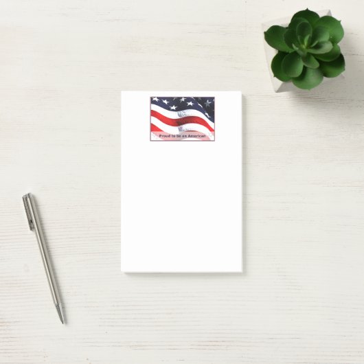 Ik ben trots om een Amerikaanse post-It Notes te z (Kantoor)