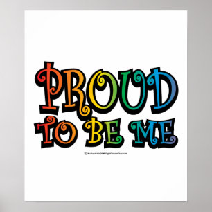 Ik ben trots om LGBT te zijn Poster
