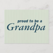 Ik ben trots om opa te zijn. briefkaart (Voorkant)