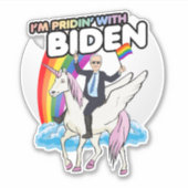 Ik ben trots op Biden Sticker (Voorkant)