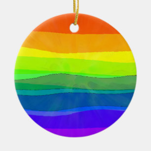 Ik ben trots op de LGBTQIA Pride Keramisch Ornament