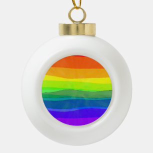 Ik ben trots op de LGBTQIA Pride Keramische Bal Ornament