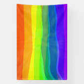 Ik ben trots op de LGBTQIA Pride Spandoek (Verticaal)