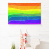 Ik ben trots op de LGBTQIA Pride Spandoek (Insitu)