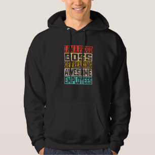 Ik ben trots op de vrije Geweldige werknemers... Hoodie