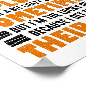 Ik ben trots op de vrije Geweldige werknemers Poster (Hoek)