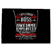 Ik ben trots op het vrijmaken van Geweldige werkne Groot Cadeauzakje (Achterkant)