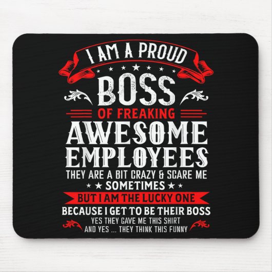 Ik ben trots op het vrijmaken van Geweldige werkne Muismat (Voorkant)