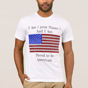 Ik ben trots op je Amerikaanse stijl T-shirt