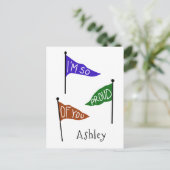 Ik ben trots op jou Persoonlijke Felicitaties Briefkaart (Staand voorkant)