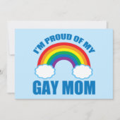 Ik ben trots op mijn homoseksuele moeder trots zoo kaart (Voorkant)