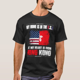 Ik ben trots op mijn huis in de VS, maar mijn hart T-shirt