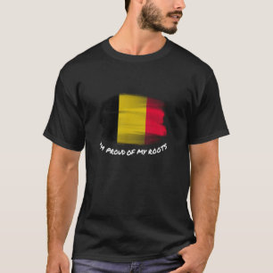 Ik ben trots op mijn roots - België Vlag Patri T-shirt