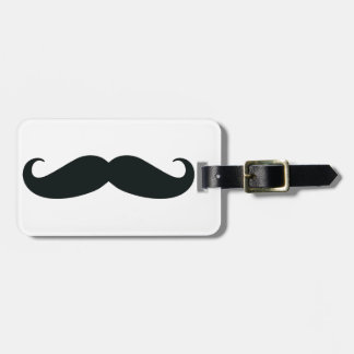 Ik ben trots op mijn Stache....Mustache Bagagelabel