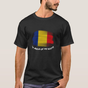 Ik ben trots op mijn wortels - Vintage Roemeense V T-shirt