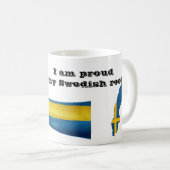 Ik ben trots op mijn Zweedse wortels Koffiemok (Voorkant rechts)