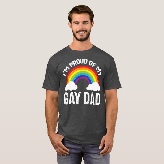 Ik ben trots op m'n homp, pap. t-shirt (Voorkant volledig)