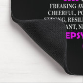 Ik ben trots op oma van Epilepsy Warrior T Muismat (Hoek)