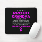 Ik ben trots op oma van Epilepsy Warrior T Muismat (Met muis)