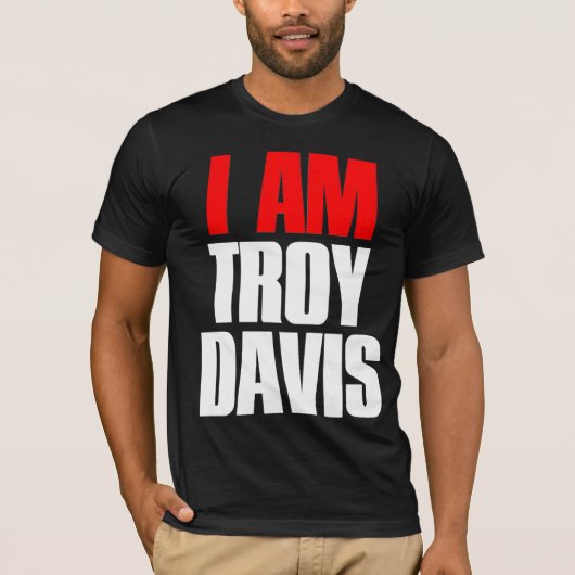 IK BEN TROY DAVIS T-SHIRT (Voorkant)
