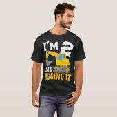 Ik ben twee 2e jaar oud Verjaardagsjongen graafmac T-shirt (Voorkant volledig)