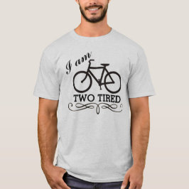 Ik ben twee gelaagde fietsen t-shirt