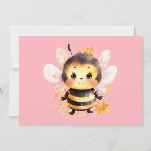 Ik ben-twee meisje verjaardagsfeestje kaart (Achterkant)