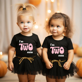 Ik ben twee Schattige - 2e verjaardagsmeisje cadea Kinder Shirts
