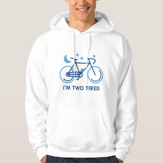 Ik ben twee tired. hoodie (Voorkant)
