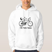 Ik ben twee tired. hoodie (Voorkant)